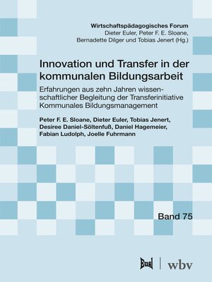 cover image of Innovation und Transfer in der kommunalen Bildungsarbeit